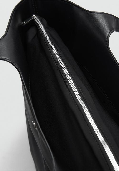MANGO - Tote bag tambor - black