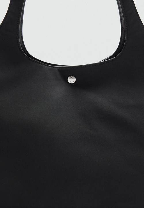 MANGO - Tote bag tambor - black