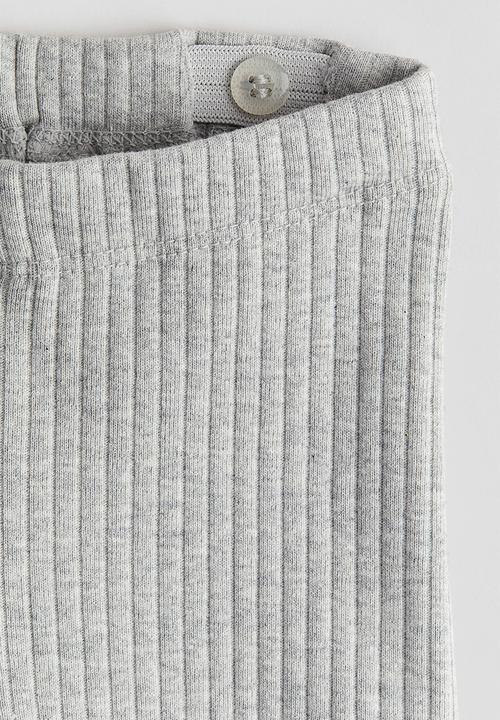 H&M - 2-Piece blouse and leggings set - light pink/grey