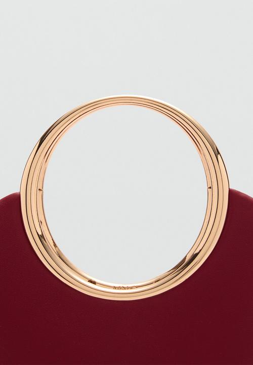MANGO - Shoulder bag selino - red