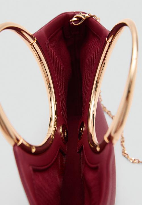 MANGO - Shoulder bag selino - red