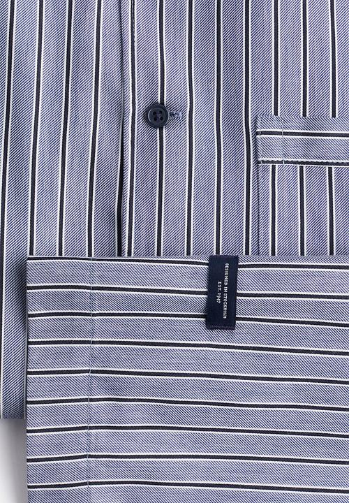 H&M - Relaxed fit pyjamas - light blue pinstriped