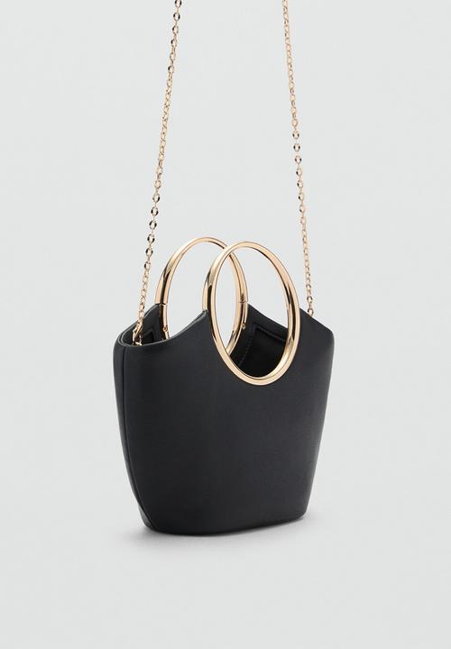 MANGO - Shoulder bag selino - black