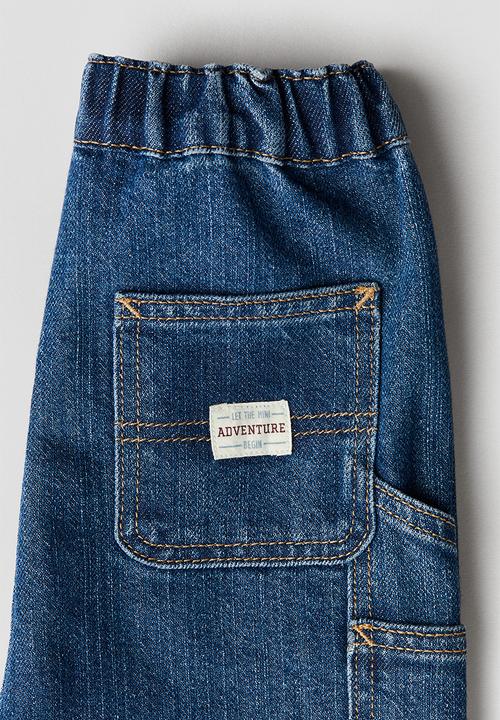 H&M - Patch pocket jeans - denim blue