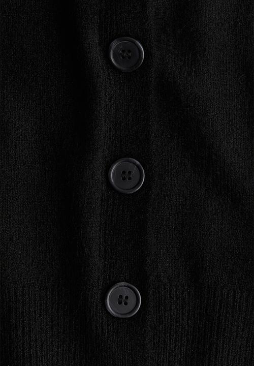 H&M - Fine-knit cardigan - black
