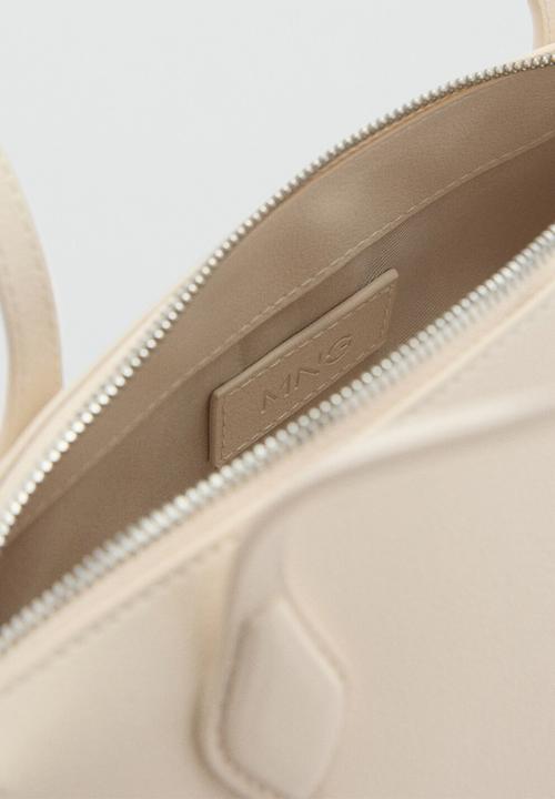 MANGO - Shoulder bag cuenca - natural