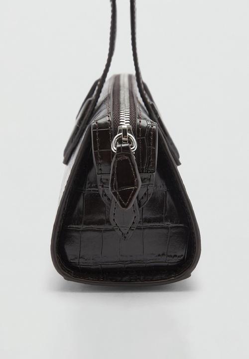 MANGO - Shoulder bag cuenca-brown
