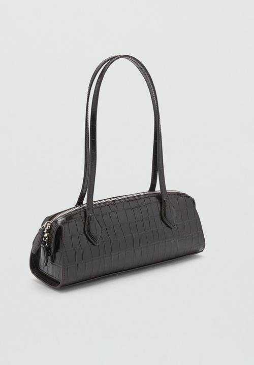 MANGO - Shoulder bag cuenca-brown