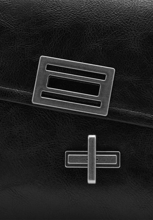 MANGO - Shoulder bag lima - black