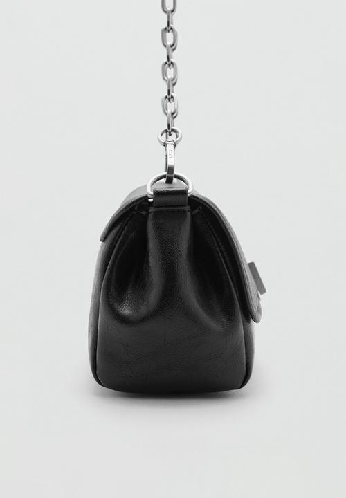 MANGO - Shoulder bag lima - black