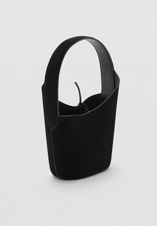 MANGO - Cata bucket bag - black