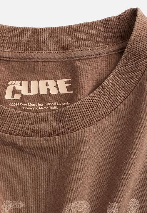 H&M - Oversized printed T-shirt - brown the cure