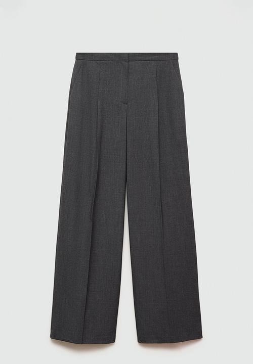 MANGO - Trousers Gera - Grey