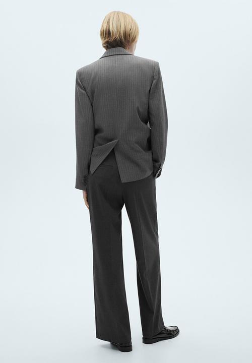 MANGO - Trousers Gera - Grey