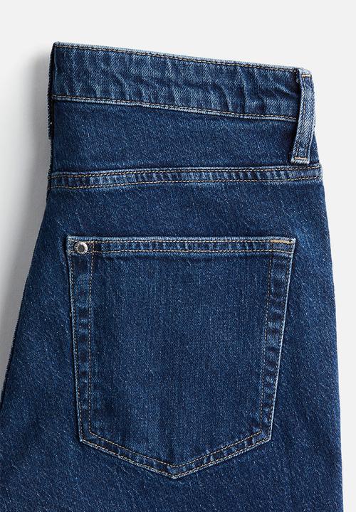 H&M - Flared high jeans - dark denim blue