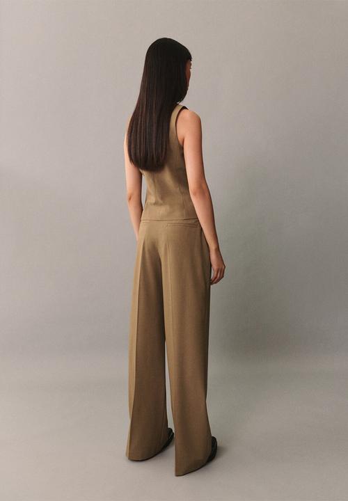 MANGO - Vest Casiopea -  Medium Brown