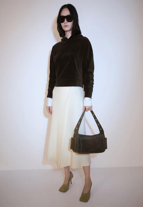 MANGO - Sweatshirt pana - beige/khaki