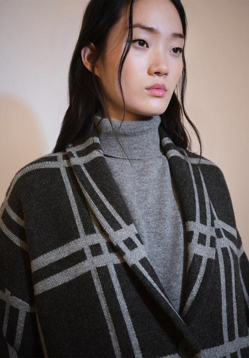 MANGO - Coat Robin - Charcoal