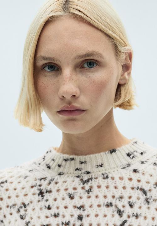 MANGO - Sweater Dalmi - Natural
