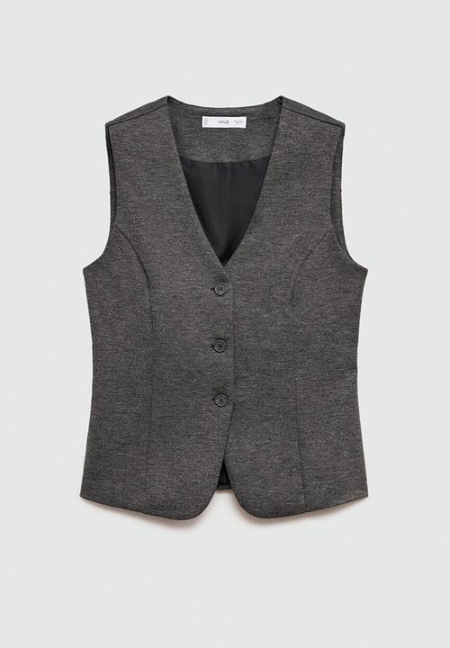 MANGO - Vest Jesse -  Grey