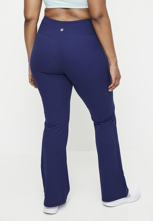 Cotton On - Plus Reform Rib Flare - Heritage Blue