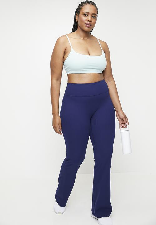 Cotton On - Plus Reform Rib Flare - Heritage Blue