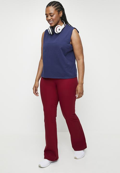 Cotton On - Plus Active Graphic Crew Tank - Heritage Blue