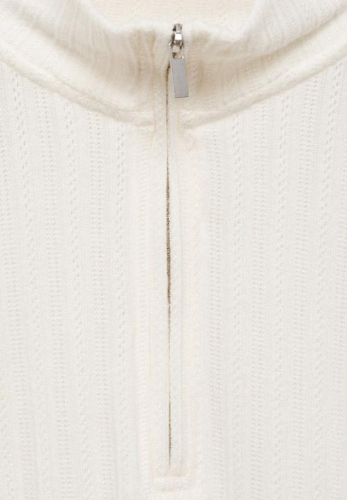 MANGO - Sweatshirt Pointel - Natural