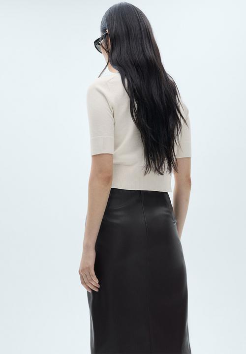 MANGO - Sweater Nuria -  Light/Pastel Brown
