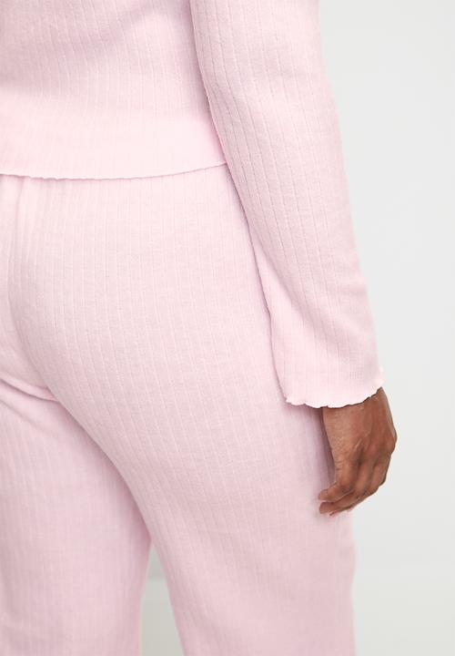 Cotton On - Plus Super Soft Ribbed Wrap Top - French Fairytale Marle