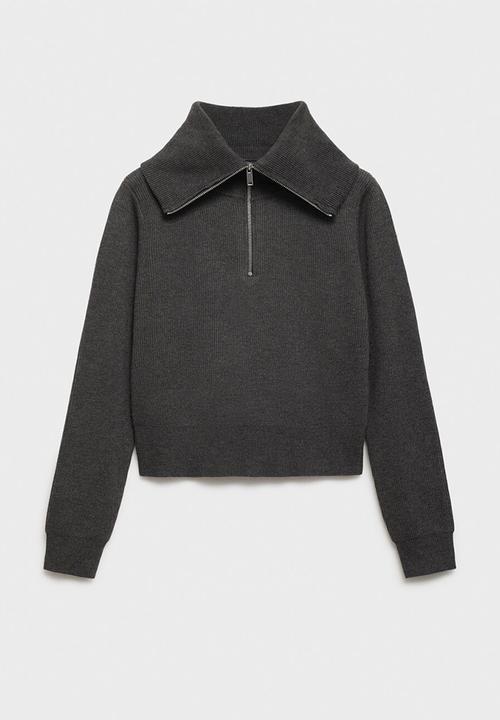 MANGO - Sweater Ersilia - Charcoal