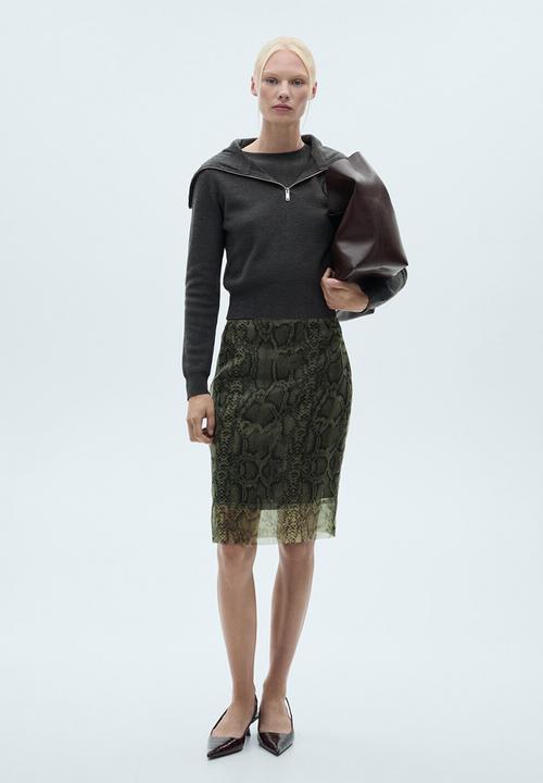 MANGO - Sweater Ersilia - Charcoal