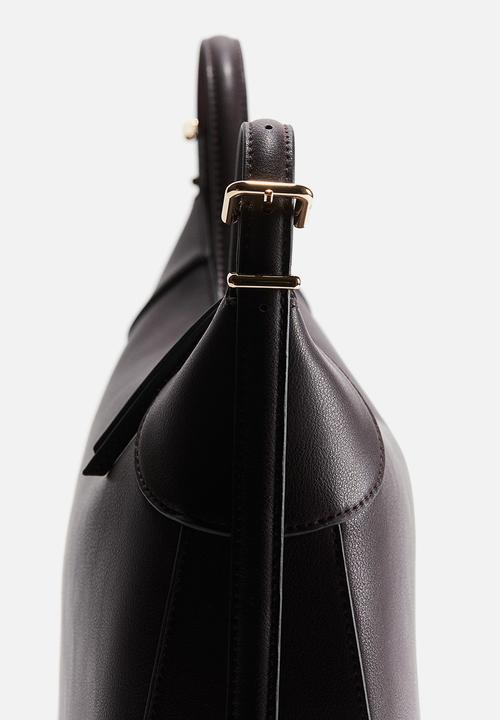 H&M - Shoulder bag - burgundy 