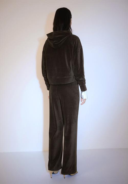 MANGO - Trousers pana - beige/khaki