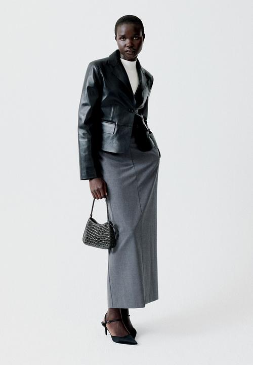 MANGO - Skirt zoey - gray