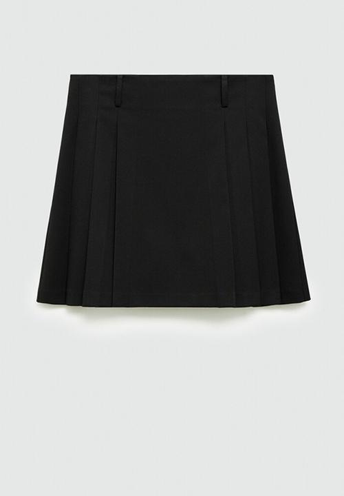MANGO - Skirt grunge - black