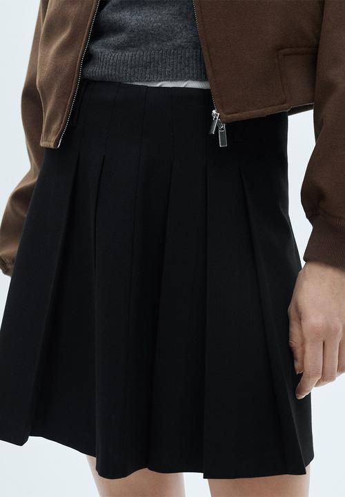 MANGO - Skirt grunge - black