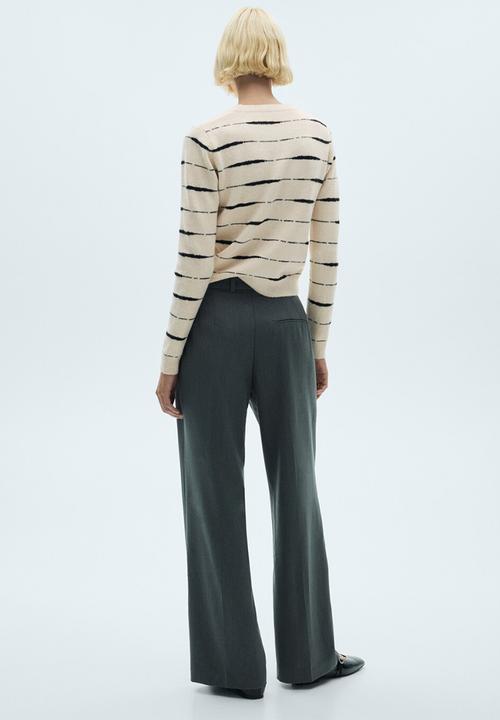 MANGO - Sweater tiger - light pastel brown