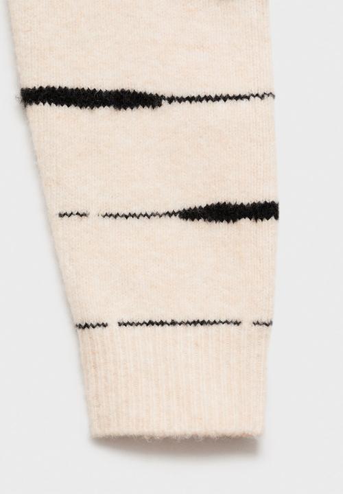 MANGO - Plus sweater tiger - light pastel brown