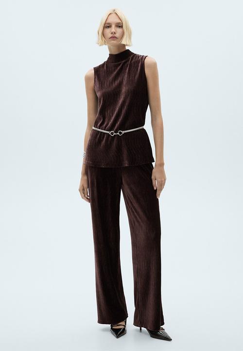 MANGO - T-Shirt xmarte - dark red