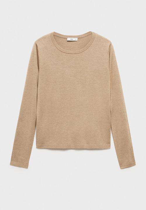 MANGO - Sweater Lucca - Medium Brown