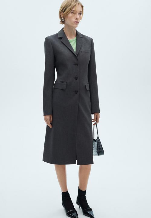 MANGO - Coat Ariete - Gray