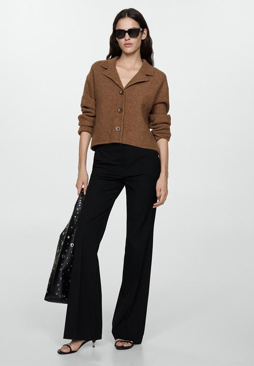 MANGO - Jacket Salma - Medium Brown