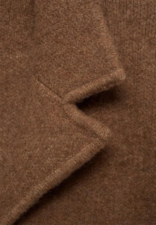 MANGO - Plus Jacket Salma - Medium Brown