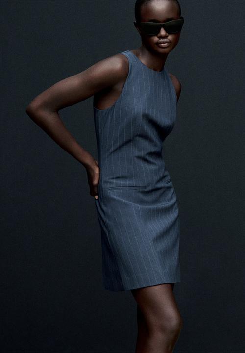 MANGO - Dress Onix -  Navy