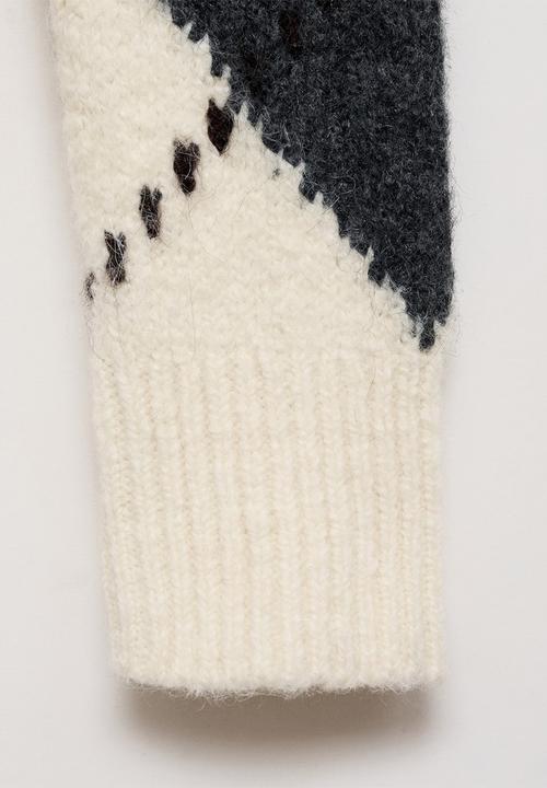 MANGO - Sweater Rombin - Light Beige