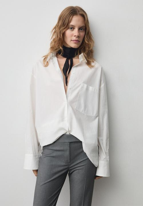 MANGO - Trousers Semibell - Grey