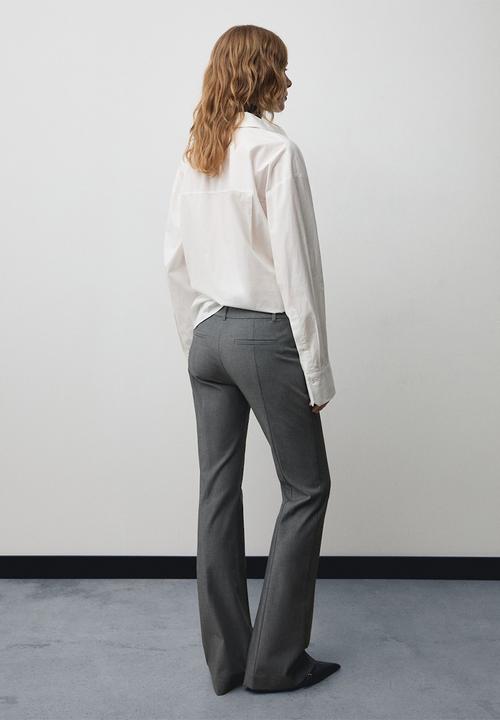 MANGO - Trousers Semibell - Grey