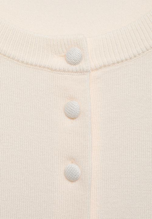 MANGO - Cardigan Pesto - Light Beige