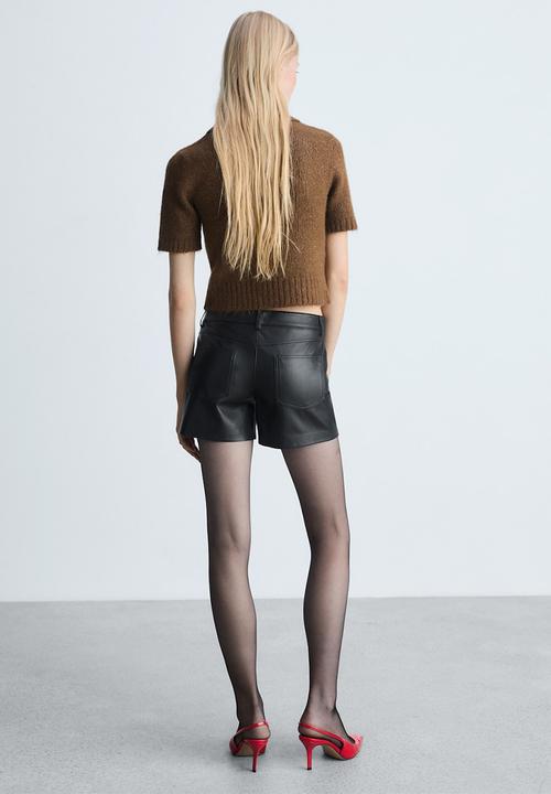 MANGO - Shorts Bonnie -  Black